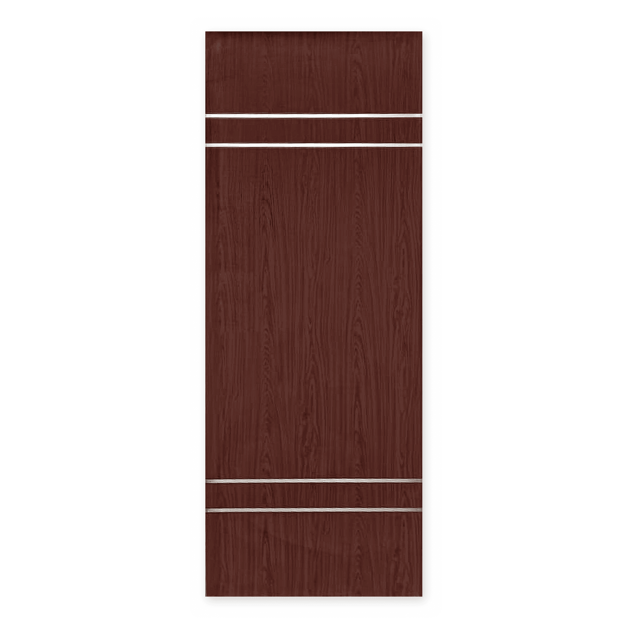 Bhub Flush Hinged Door Aluminium Strip Inlay, (WxH)3x7 ft (T)50 mm — Pieces