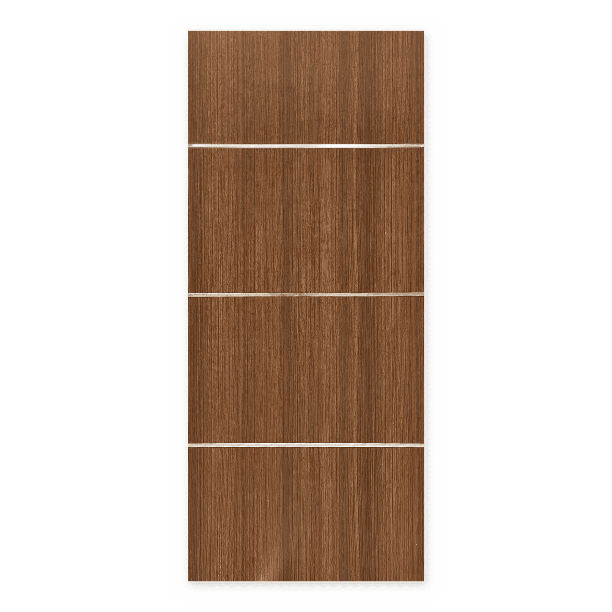 Bhub Flush Hinged Door Aluminium Strip Inlay, (WxH)3x7 ft (T)50 mm