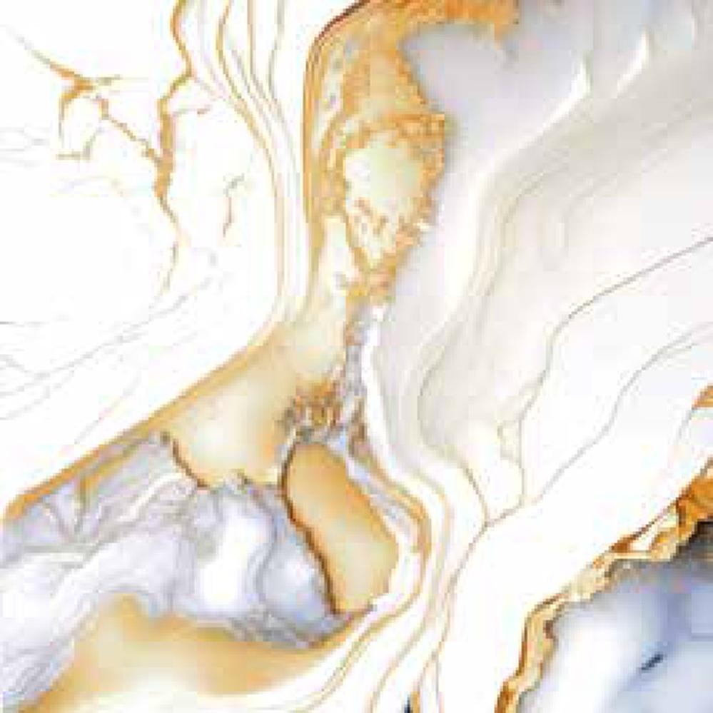 Goodwill Ceramic Floor Tile Calacatta Gold / Blue Glossy, 600 x 600 mm — Carton(s)