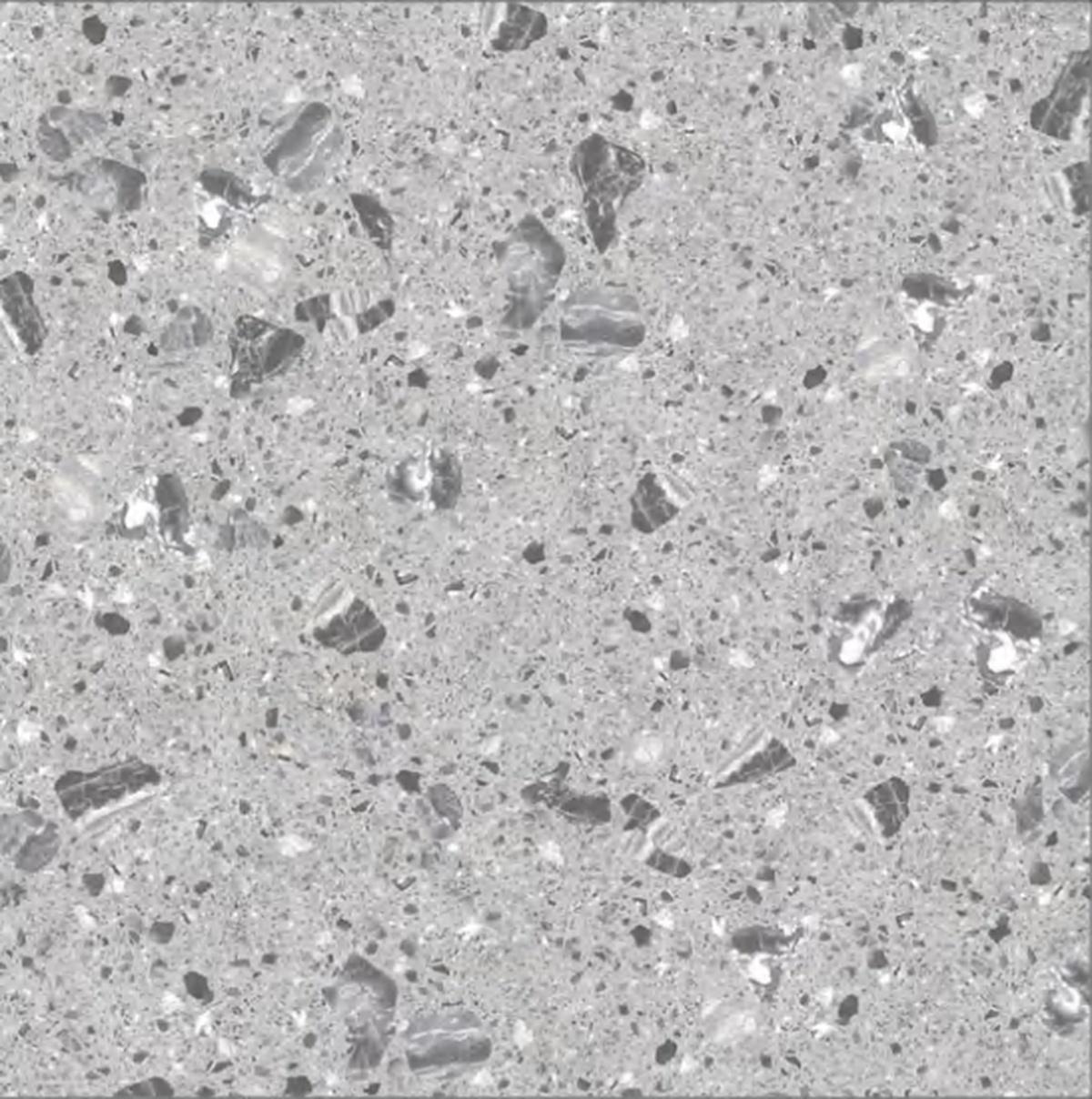 Royal Castle Ceramic Floor Tile Grey / Multicolour Matte, 600 x 600 mm