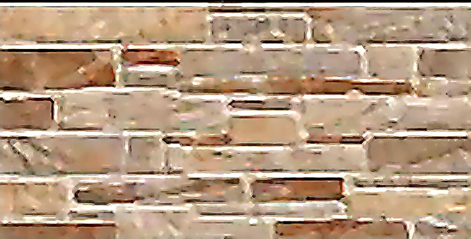 Virony Ceramic Wall Finishing Tile Mustard, Brown, Beige Stone face, 250 x 500 mm