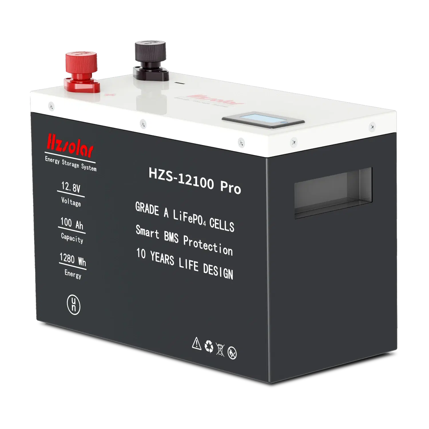 Hzsolar Inverter 0.64 with 1×100 Lithium-Iron-Phosphate (LiFePO4) — Unit/Piece