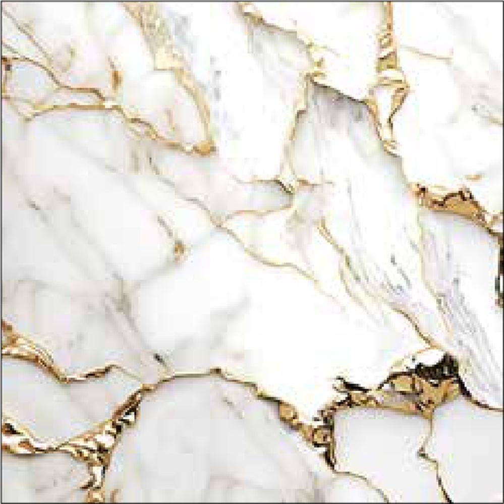 Goodwill Ceramic Floor Tile Calacatta Gold / Grey Glossy, 600 x 600 mm